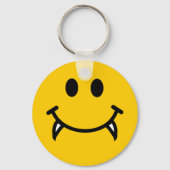 Vampierzijde met fangs sleutelhanger (Voorkant)