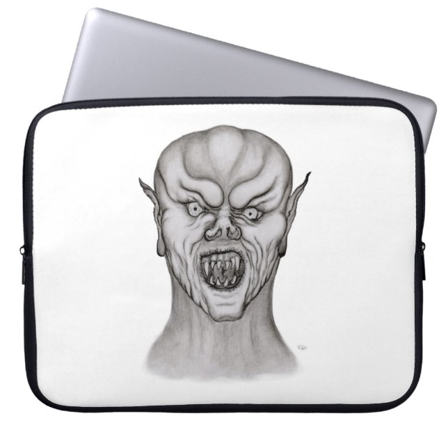 Vampir Laptop Sleeve (Voorkant)