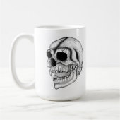Vampir ontwerp zwart-wit koffiemok (Links)