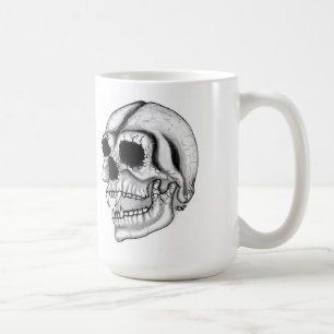 Vampir ontwerp zwart-wit koffiemok