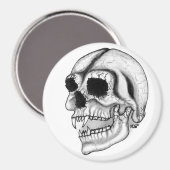 Vampir ontwerp zwart-wit magneet (Voorkant / Achterkant)