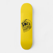 Vampir - Schädel Bleistift Zeichnung Skateboard (Voorkant)