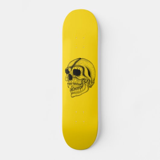 Vampir - Schädel Bleistift Zeichnung Skateboard (Voorkant)