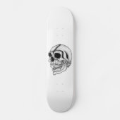 Vampir Schädel zwart-wit ontwerp Persoonlijk Skateboard (Voorkant)