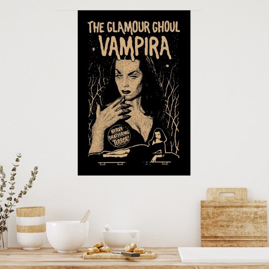 Vampira Poster (Keuken)