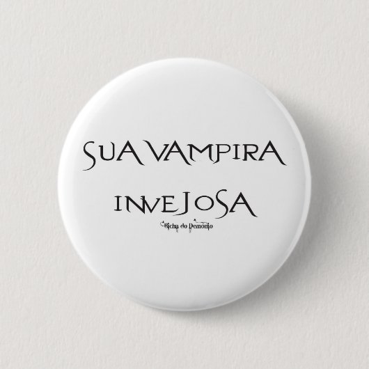 Vampira Preta Ronde Button 5,7 Cm (Voorkant)