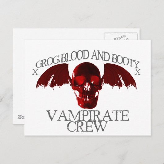 Vampirate Crew Briefkaart (Voorkant / Achterkant)