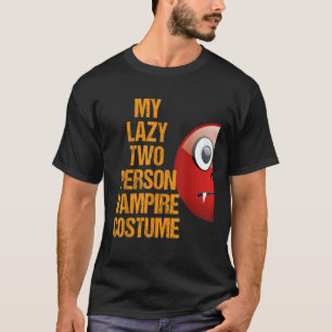 Vampire 1 bijpassend paar kostuum grappig gemakkel t-shirt