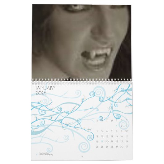 Vampire agenda kalender (Jan 2026)