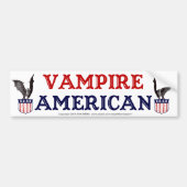Vampire American Bumpersticker (Voorkant)