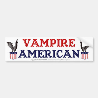 Vampire American Bumpersticker