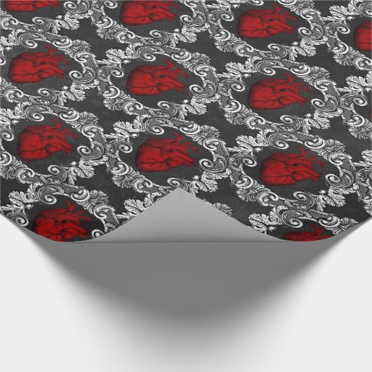 Vampire Amour Pattern Cadeaupapier (Hoek)