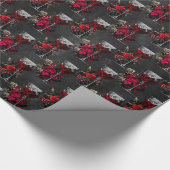 Vampire Amour Pattern Cadeaupapier (Hoek)