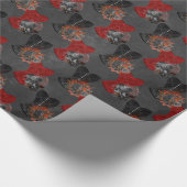 Vampire Amour Pattern Cadeaupapier (Hoek)