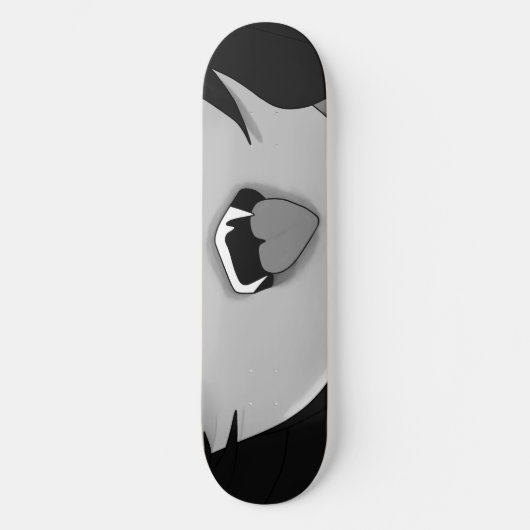 Vampire Anime Lippen Skateboard Deck (Voorkant)