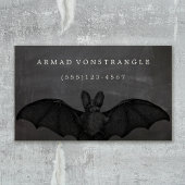 Vampire Bat Calling Card Contactkaartje