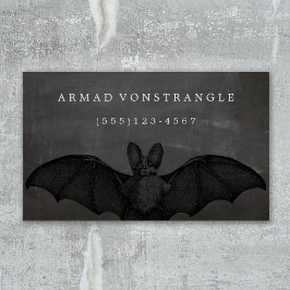 Vampire Bat Calling Card Contactkaartje