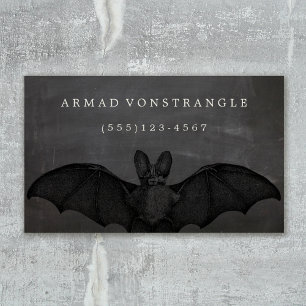Vampire Bat Calling Card Contactkaartje