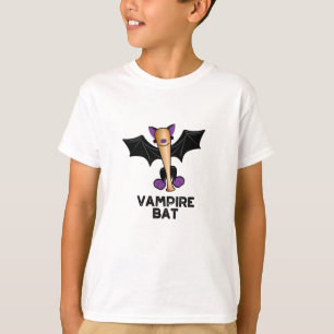 Vampire Bat Funny Baseball Pun T-shirt