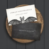 Vampire Bat Halloween Calling Card Contactkaartje