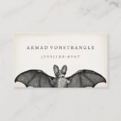 Vampire Bat Halloween Calling Card Visitekaartje (Voorkant)