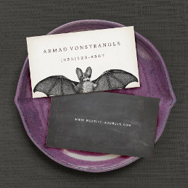 Vampire Bat Halloween Calling Card Visitekaartje