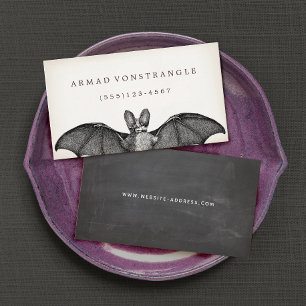 Vampire Bat Halloween Calling Card Visitekaartje