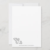 Vampire Bat Halloween Party Invitation Kaart (Achterkant)