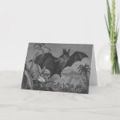 Vampire Bat Lithograph Kaart (Voorkant)