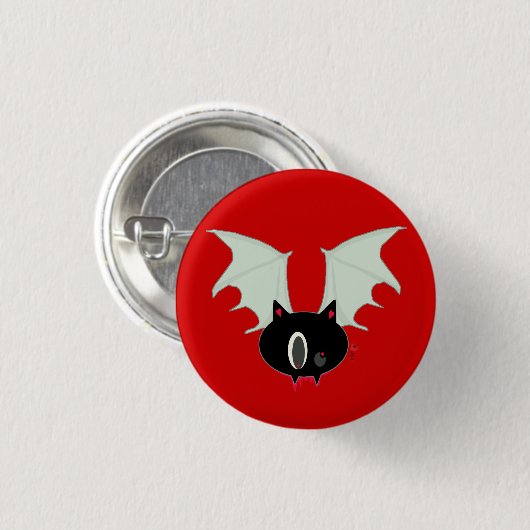 Vampire Bat Mini Button (Voorkant /achterkant)
