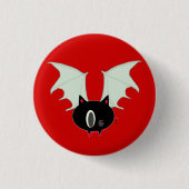 Vampire Bat Mini Button (Voorkant)