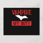 Vampire bat off duty briefkaart (Voorkant)