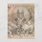 Vampire Bat Portrait Briefkaart (Voorkant)