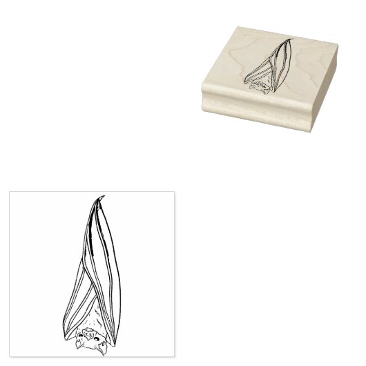 Vampire Bat Rubberstempel (Gestempeld)