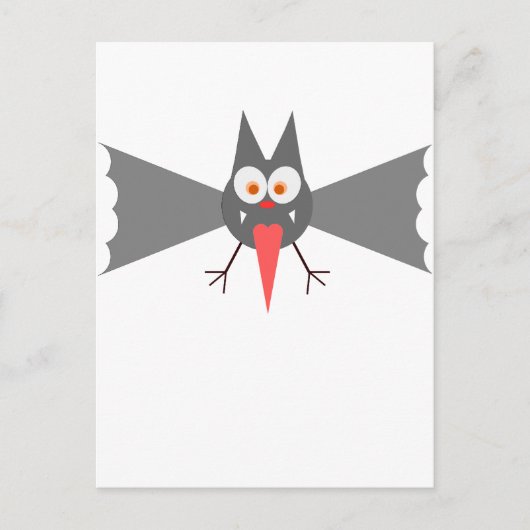 Vampire Bat van Chillee Wilson Briefkaart (Voorkant)