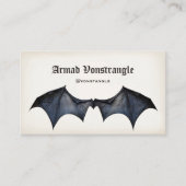 Vampire Bat Wings Visitekaartje (Voorkant)