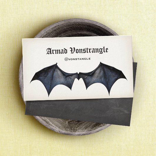 Vampire Bat Wings Visitekaartje