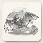  Vampire Bats Aangepaste Retro Bats Bier Onderzetter (Voorkant)
