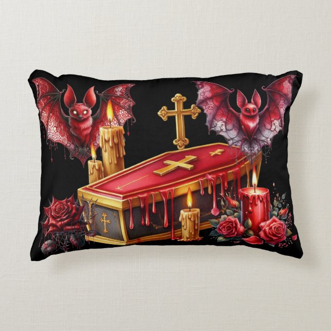 Vampire Bats Accent Kussen (Voorkant)