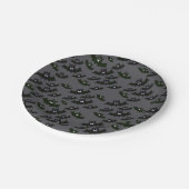 Vampire Bats - Halloween - Dessert Paper Plates Papieren Bordje (Gekanteld)