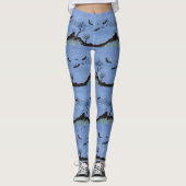 Vampire Bats Halloween Leggings (Voorkant)