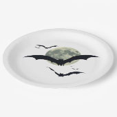 Vampire Bats Halloween Papieren Bordje (Gekanteld)