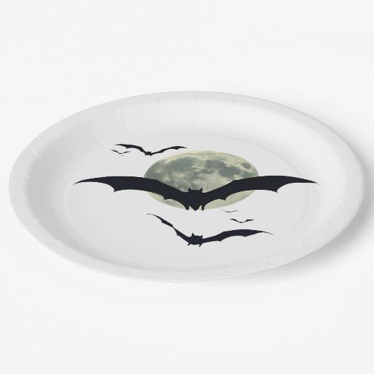 Vampire Bats Halloween Papieren Bordje (Gekanteld)
