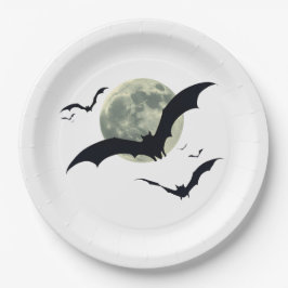 Vampire Bats Halloween Papieren Bordje
