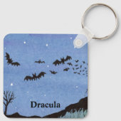 Vampire Bats Halloween Sleutelhanger (Achterkant)
