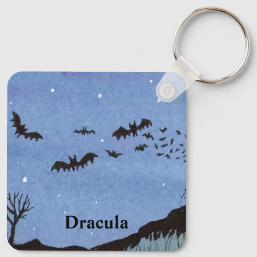 Vampire Bats Halloween Sleutelhanger (Achterkant)