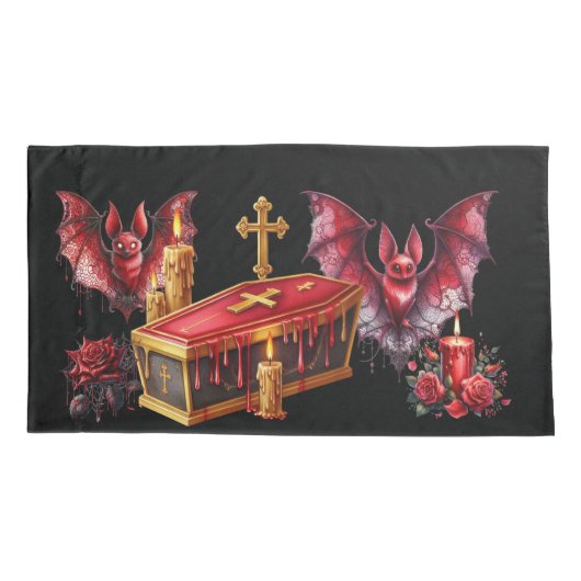 Vampire Bats Kussensloop (Achterkant)