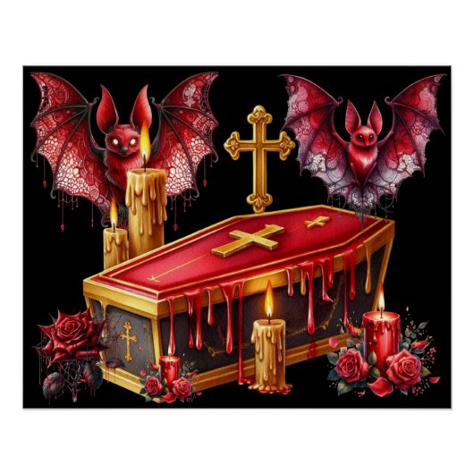 Vampire Bats Perfect Poster (Voorkant)