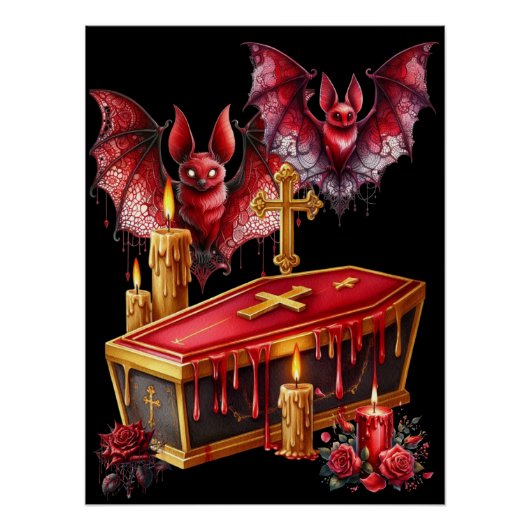 Vampire Bats Perfect Poster (Voorkant)