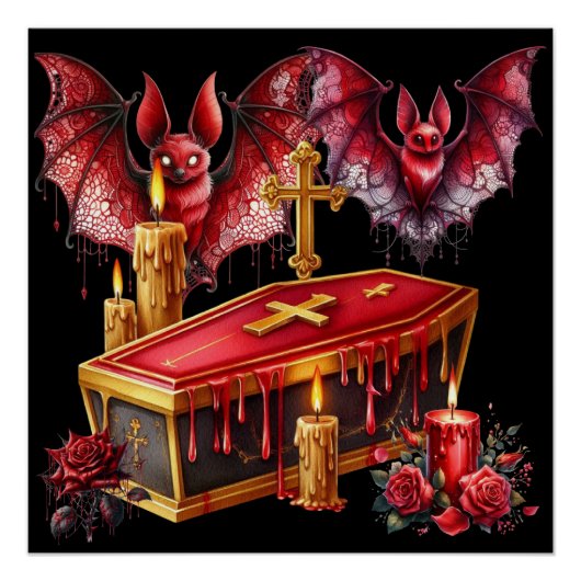 Vampire Bats Perfect Poster (Voorkant)